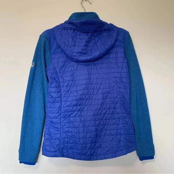 Kuhl blue full zip jacket  with hood - Picture 6 of 7